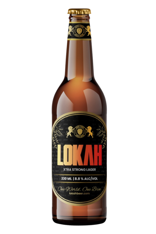 lokah beer xtra strong lager bottle